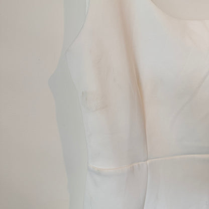 Showpo Size 16 Square Neck Split Midi Dress