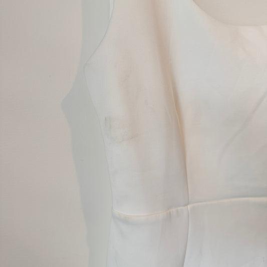 Showpo Size 16 Square Neck Split Midi Dress