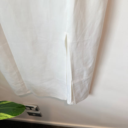 Showpo Size 16 Square Neck Split Midi Dress