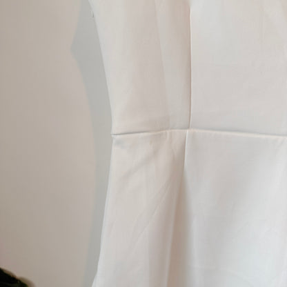 Showpo Size 16 Square Neck Split Midi Dress