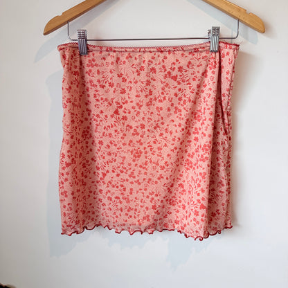 Urban Outfitters Size L Floral Mini Skirt