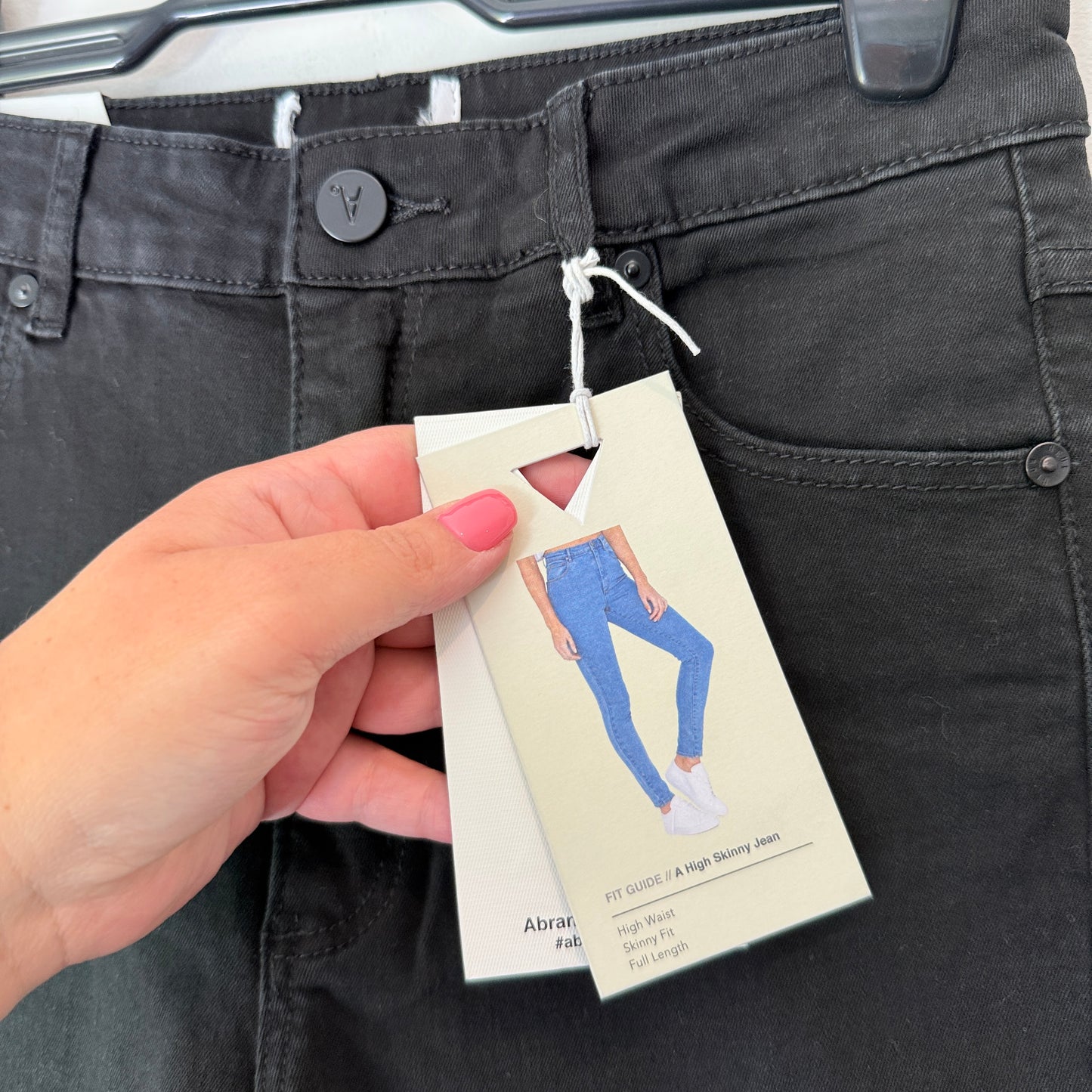 Abrand Jeans High Waist Skinny Full Length Size 10
