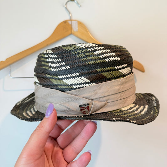 Cassel Goorin Size Medium Woven Straw Fedora Hat