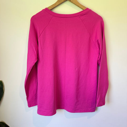 Augustine Size S Pink & Gold Sweater Top