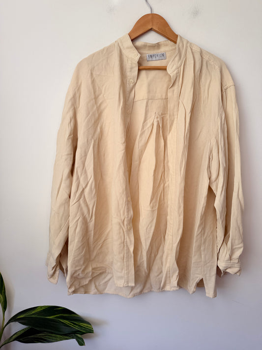 Emporium Size L Long-Sleeve Modal Shirt