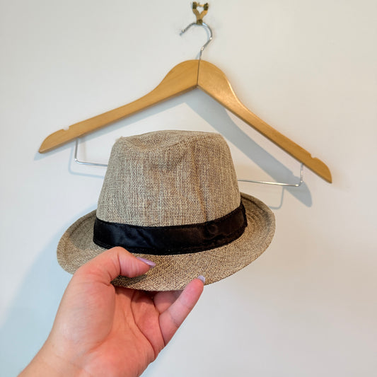 Brand Unknown Size 60 Brown Straw Fedora