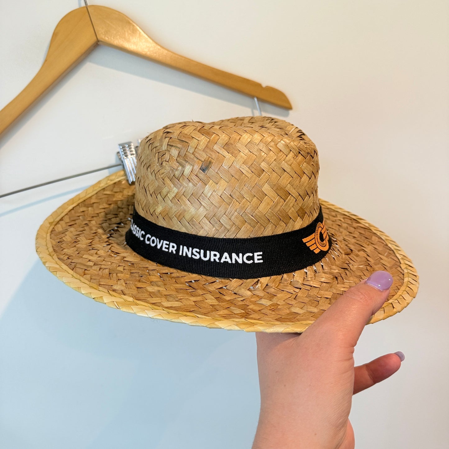 H & M Size L/60 Straw Fedora Hat