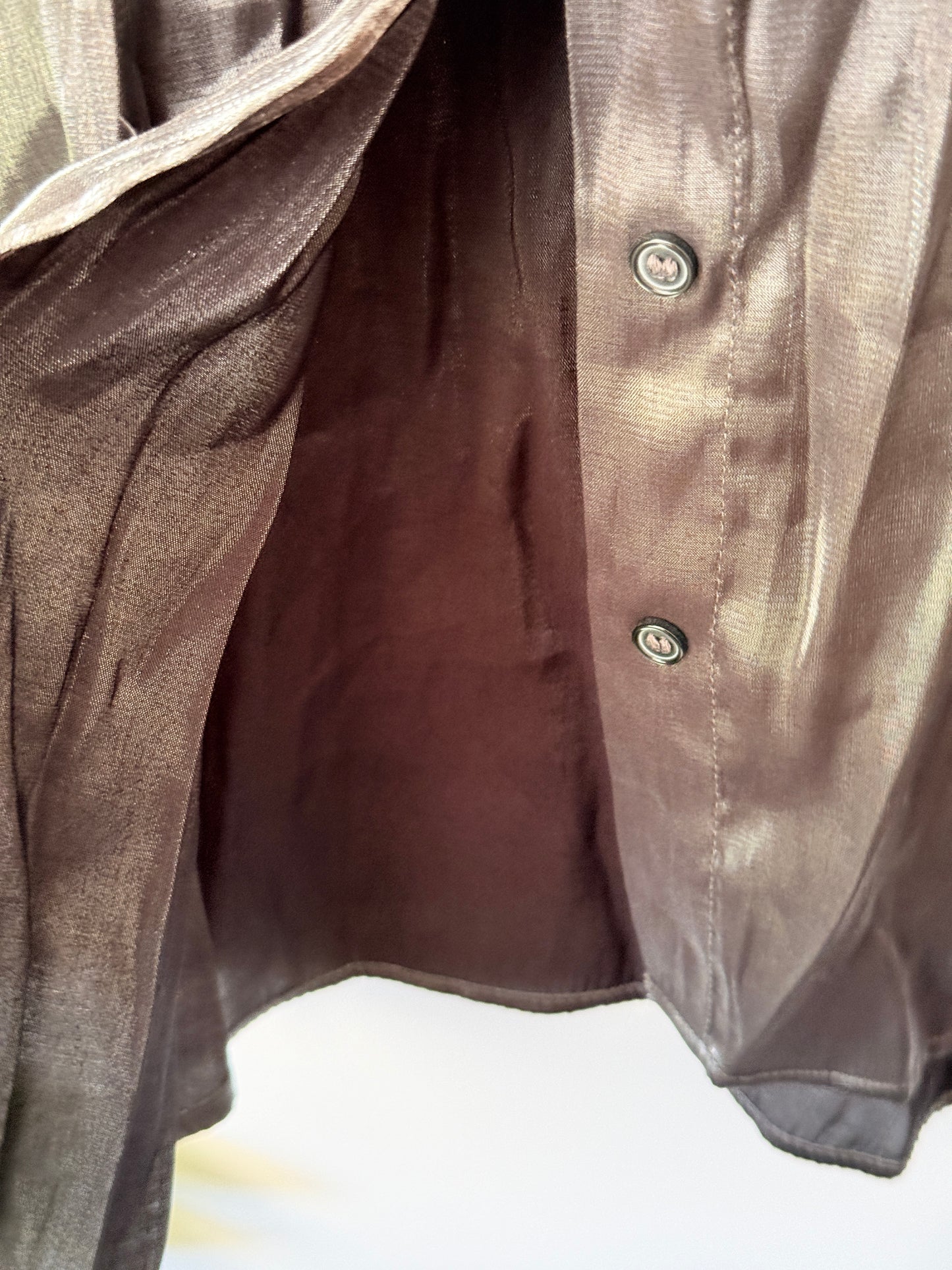H & M Size XXL Long-Sleeved Shimmer Shirt