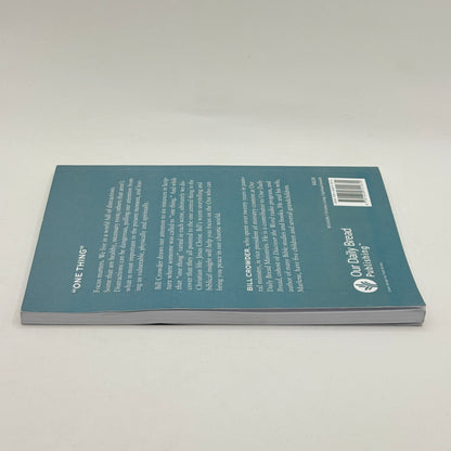 One Thing Is Necessary by Bill Crowder