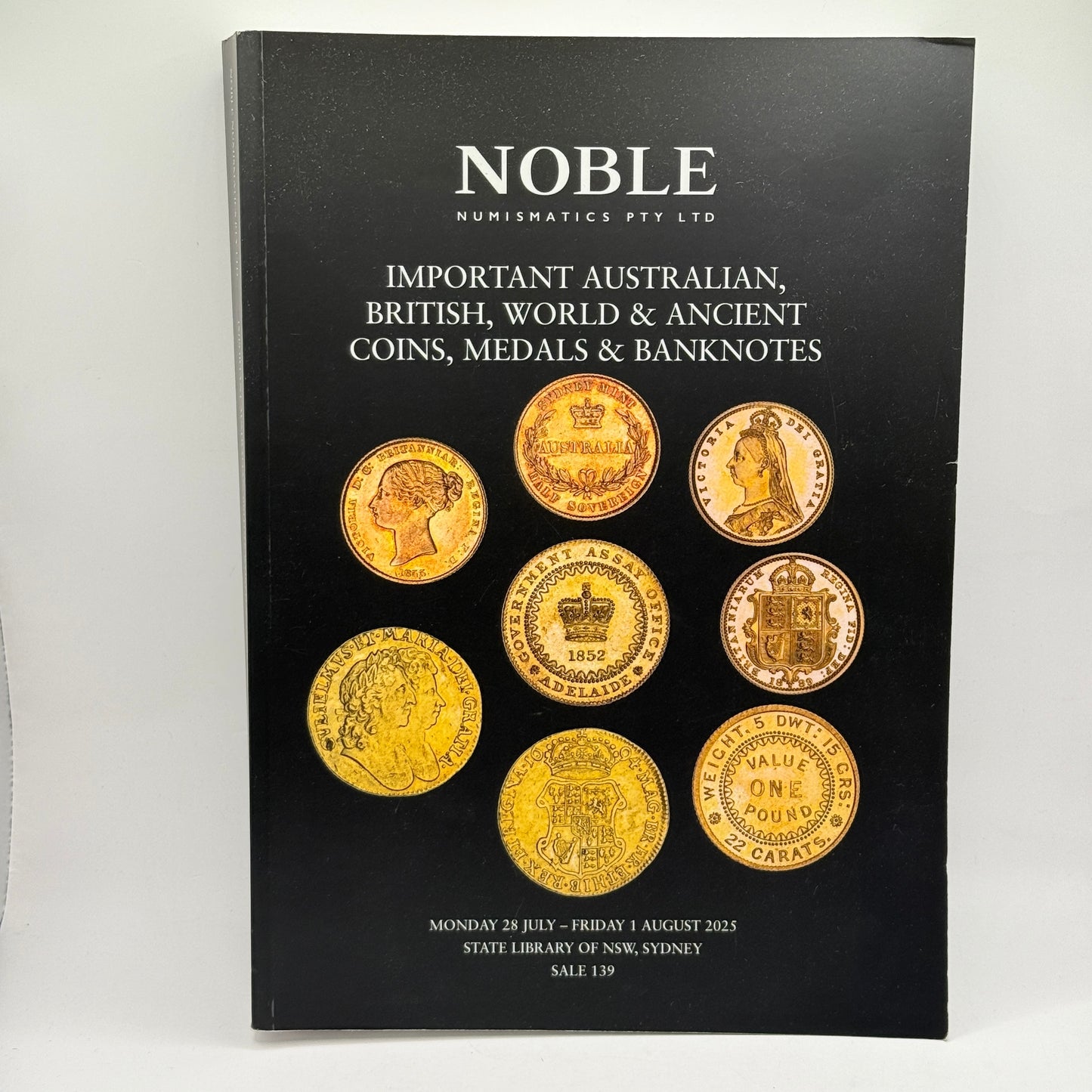 Noble Numismatics: Important Australian, British, World & Ancient Coins, Medals & Banknotes