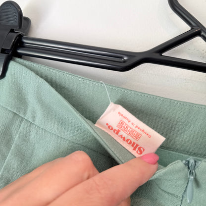 Showpo International Babe Mini Skirt - Sage Size 20