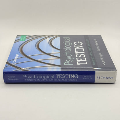 Psychological Testing (Ninth Edition) by Robert M. Kaplan & Dennis P. Saccuzzo
