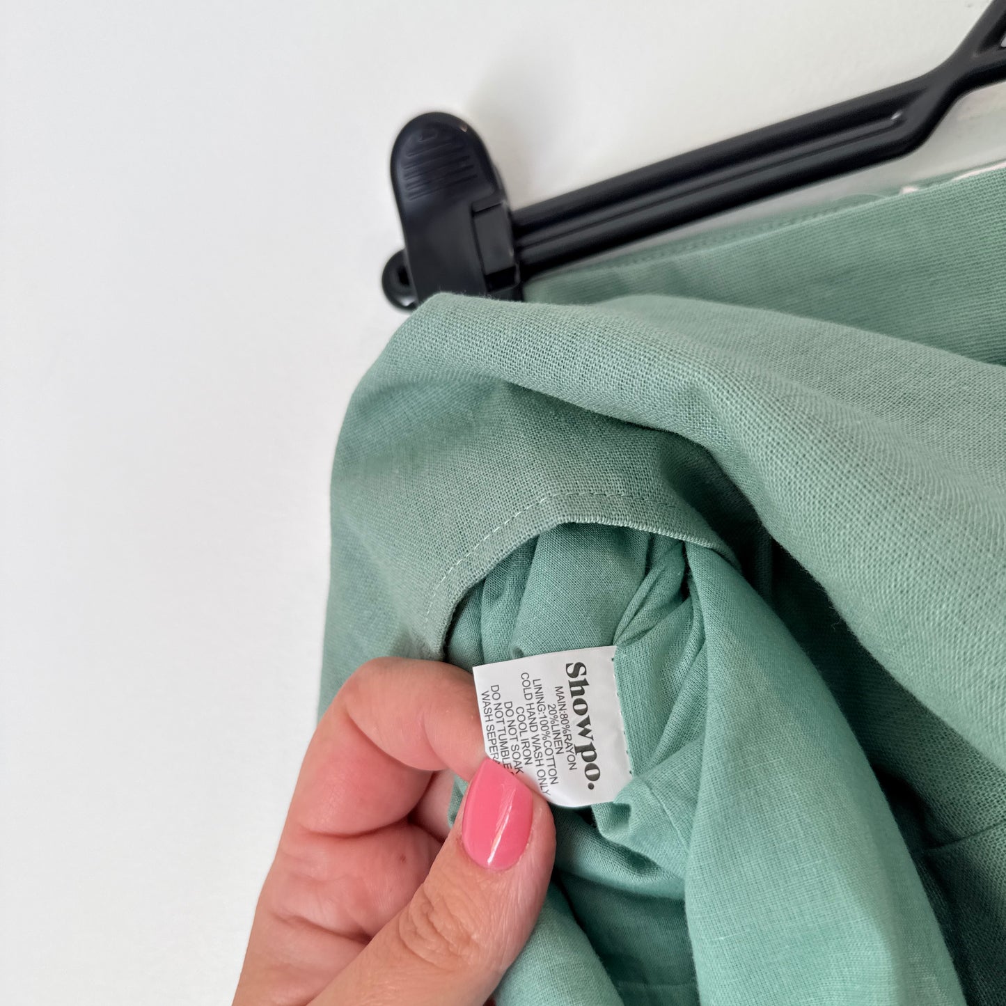 Showpo International Babe Mini Skirt - Sage Size 20