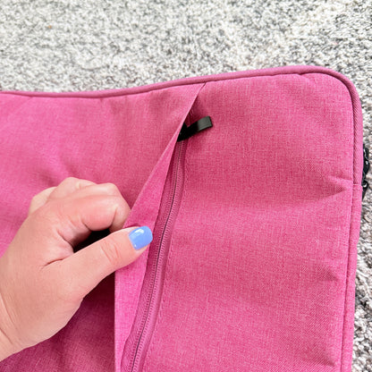 Pink 17” Laptop / Tablet Sleeve Bag