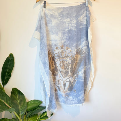Tiger in the Clouds Clouds Cotton / Viscose Blend Scarf