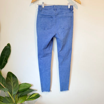 Mirrou Size 6 Low-Rise Distressed Skinny Jeans