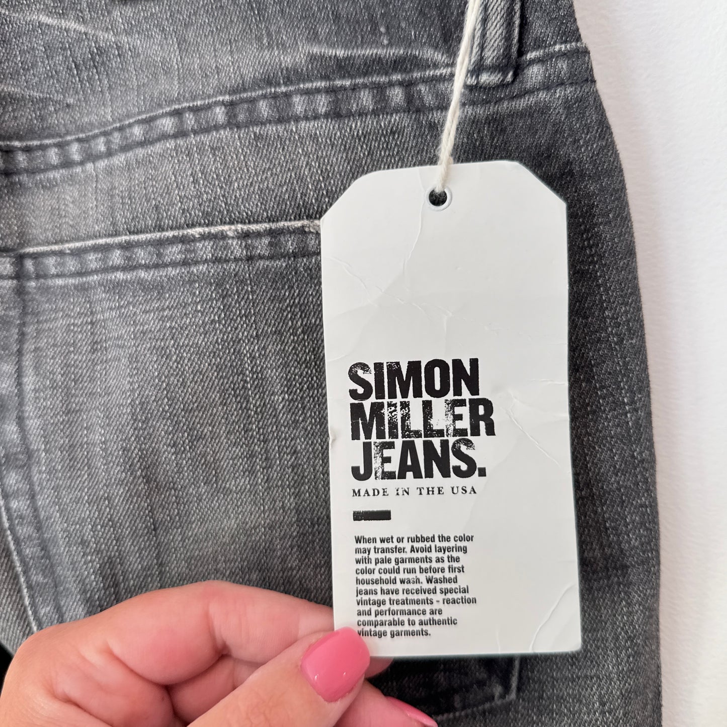 Simon Miller Cochran Regular Bootcut Jeans - Size 30R
