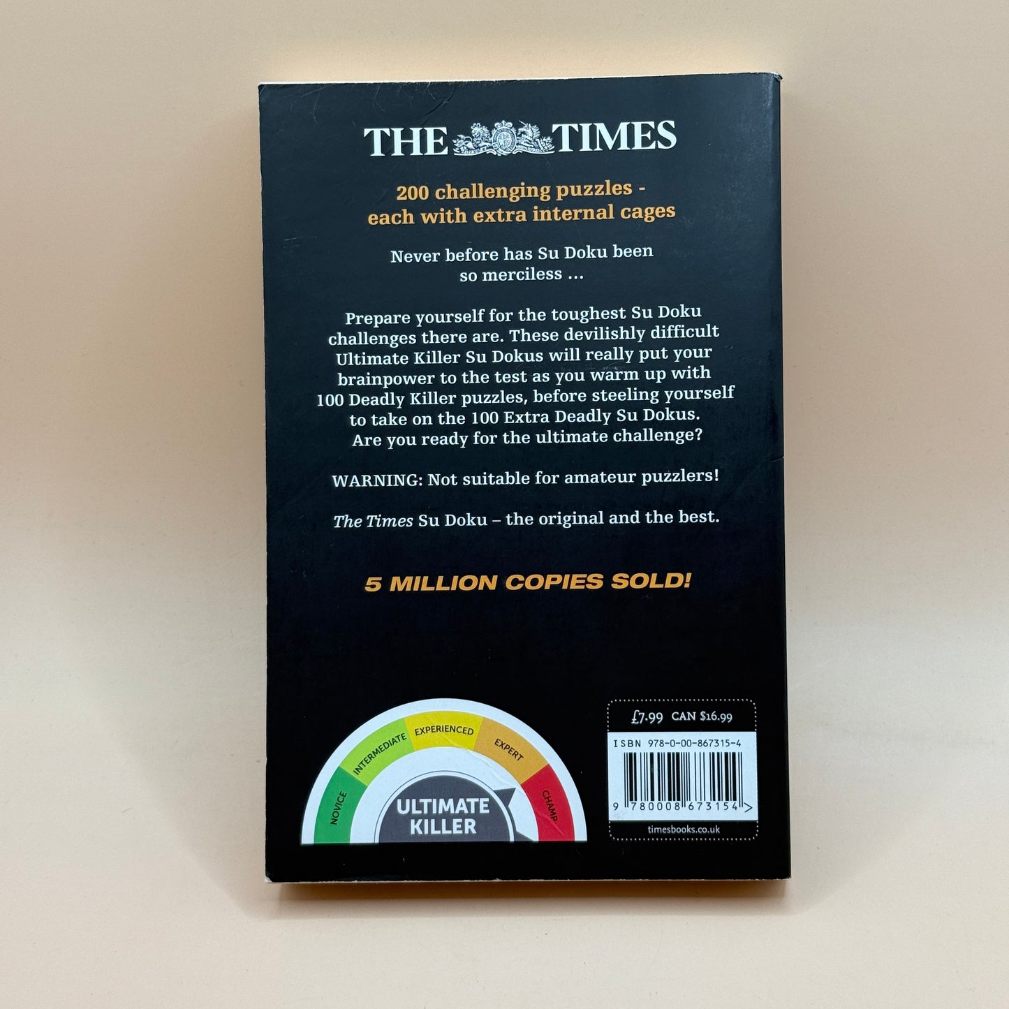 The Times Ultimate Killer Su Doku Book 17 by The Times