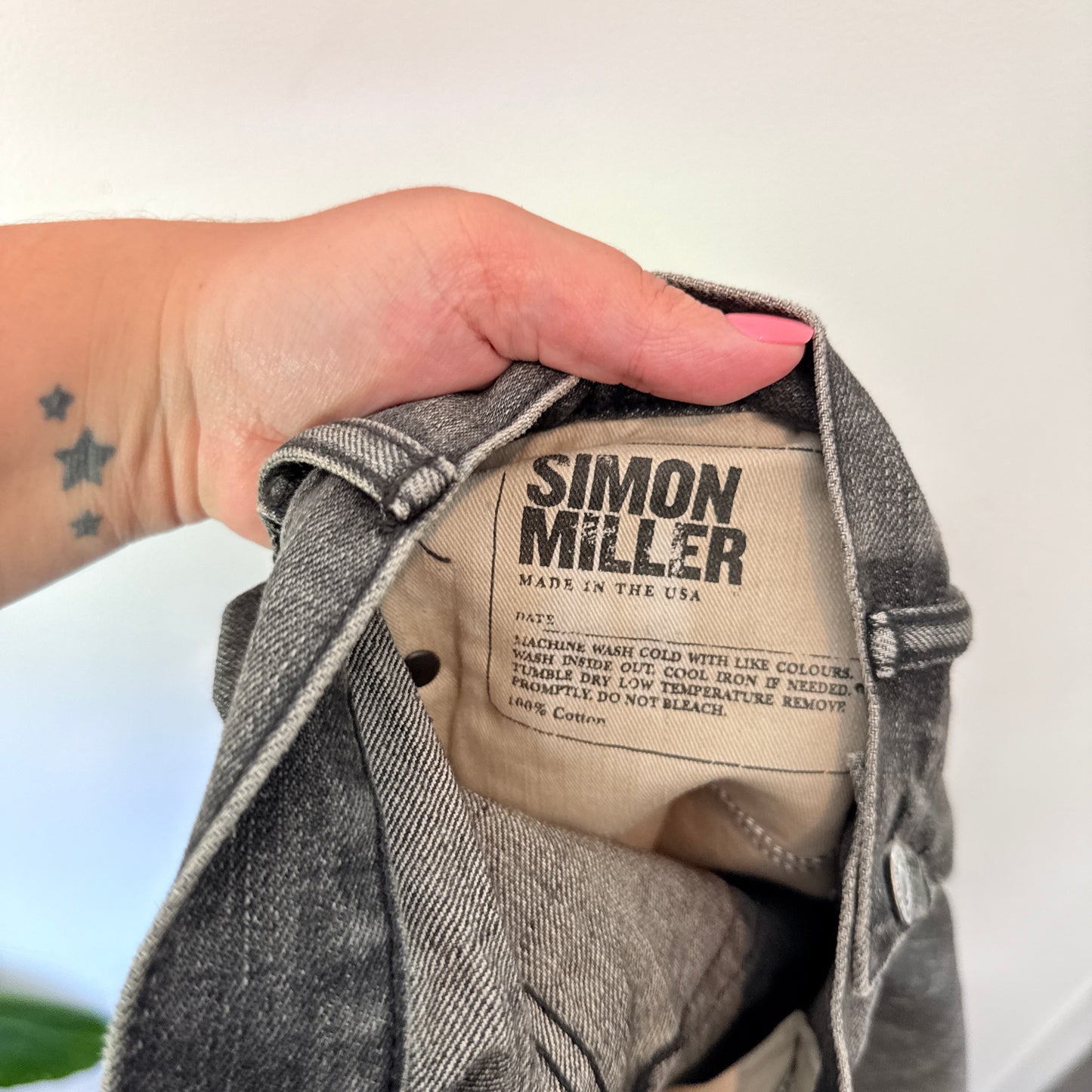 Simon Miller Cochran Regular Bootcut Jeans - Size 30R