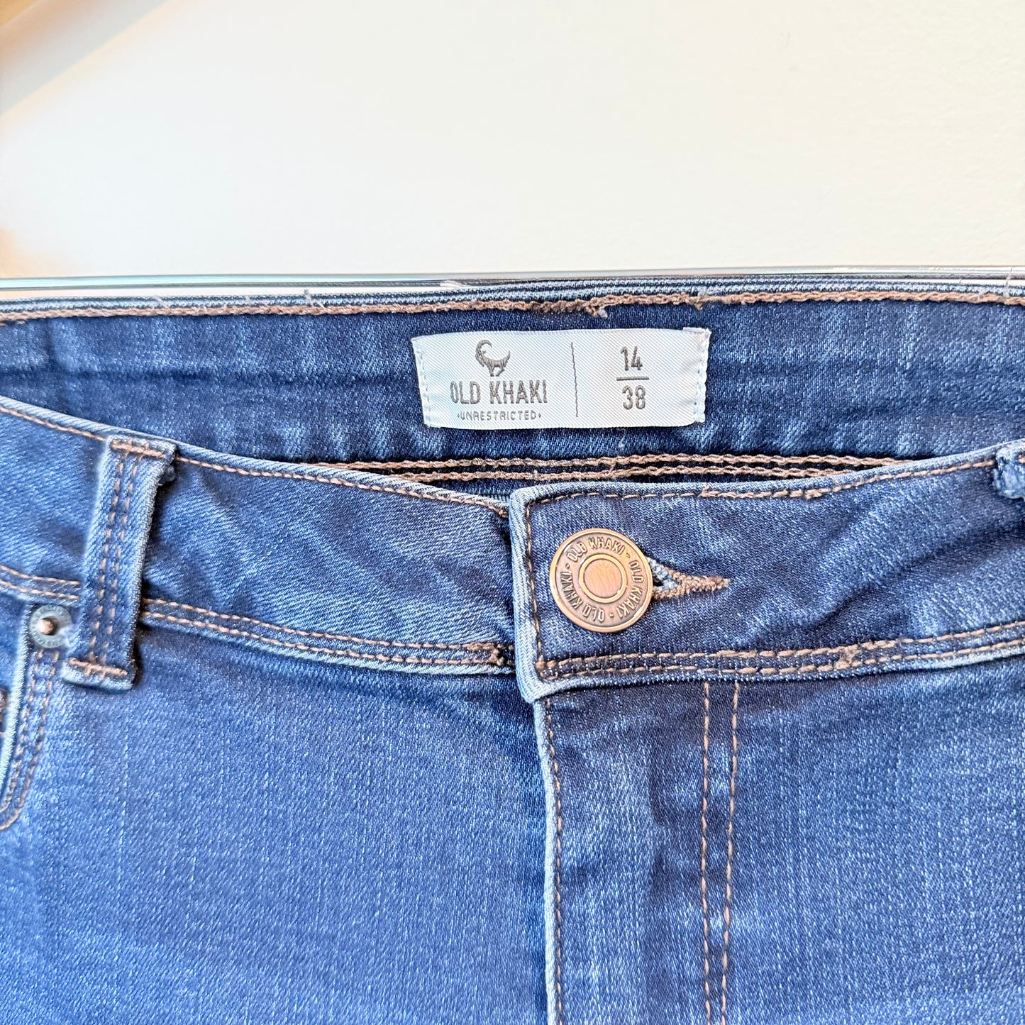 Old Khaki Size 14 High Rise Skinny Jeans