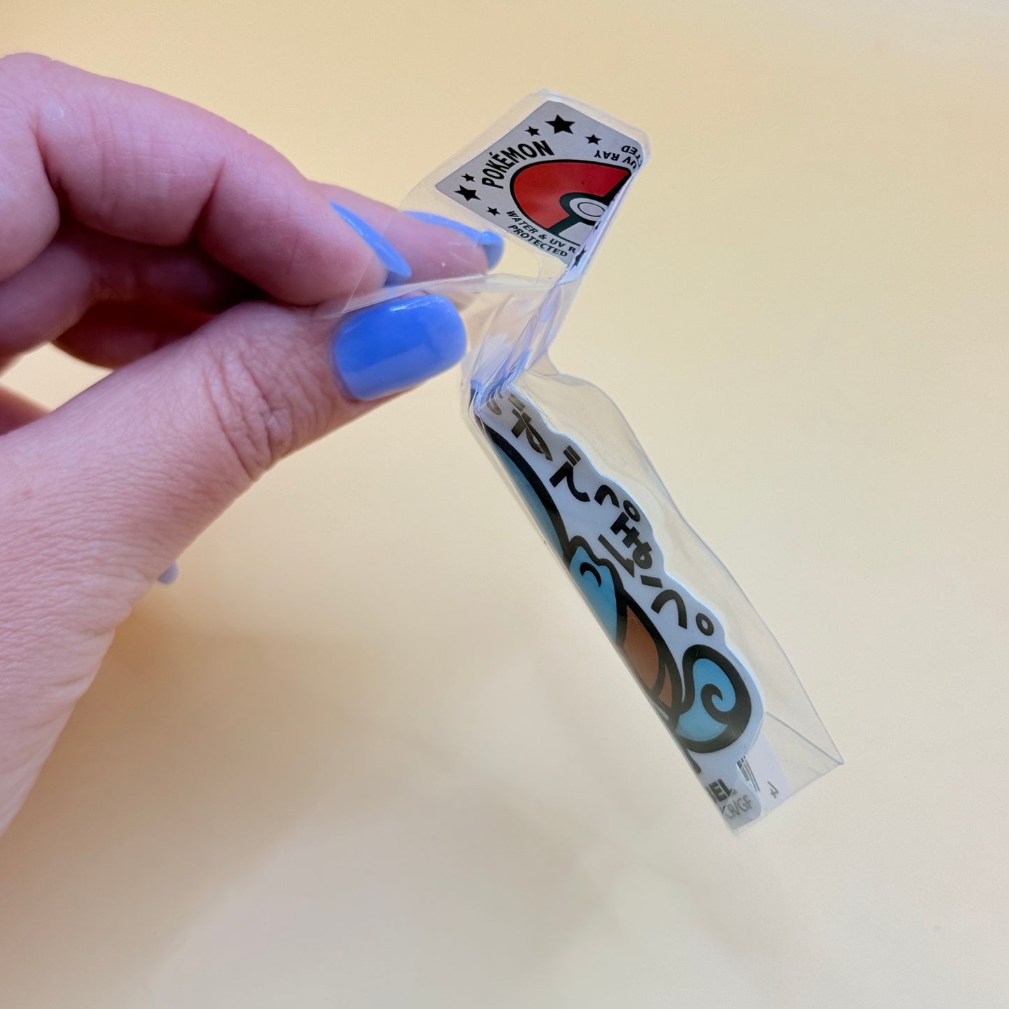 Pokémon B Side Label Squirtle Vinyl Sticker