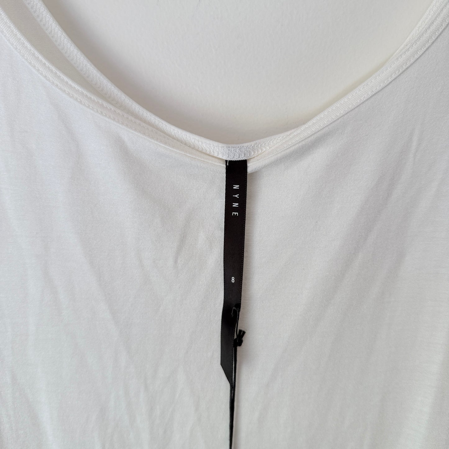 NYNE Block Dress Slip / Undershirt - White