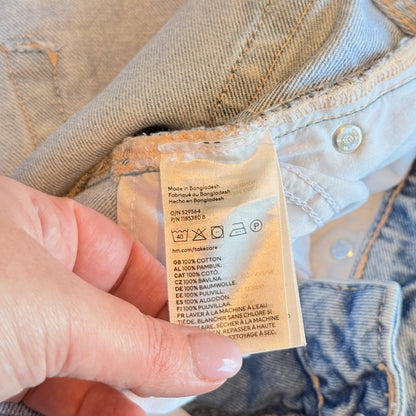 & Denim Size 0 Light Wash Denim Jeans