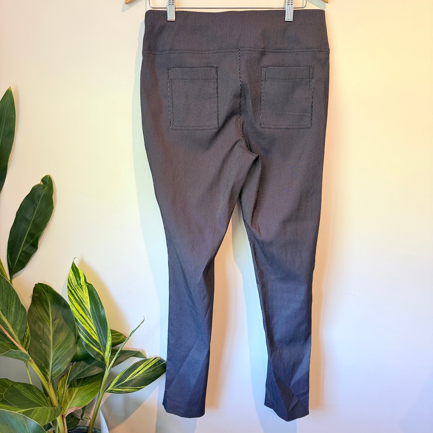 Whistle Size 16 Black & White Pinstripe Trousers