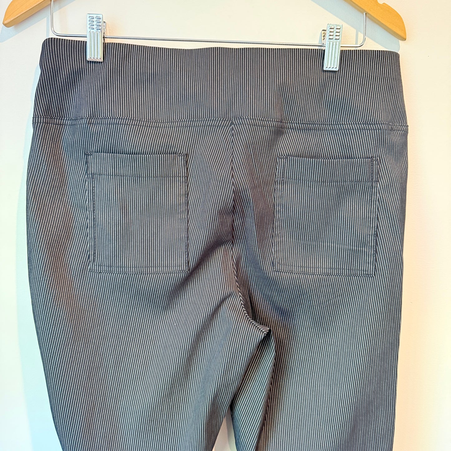 Whistle Size 16 Black & White Pinstripe Trousers