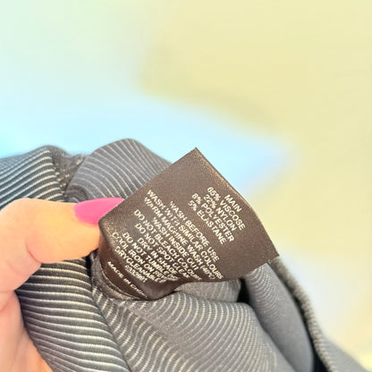 Whistle Size 16 Black & White Pinstripe Trousers