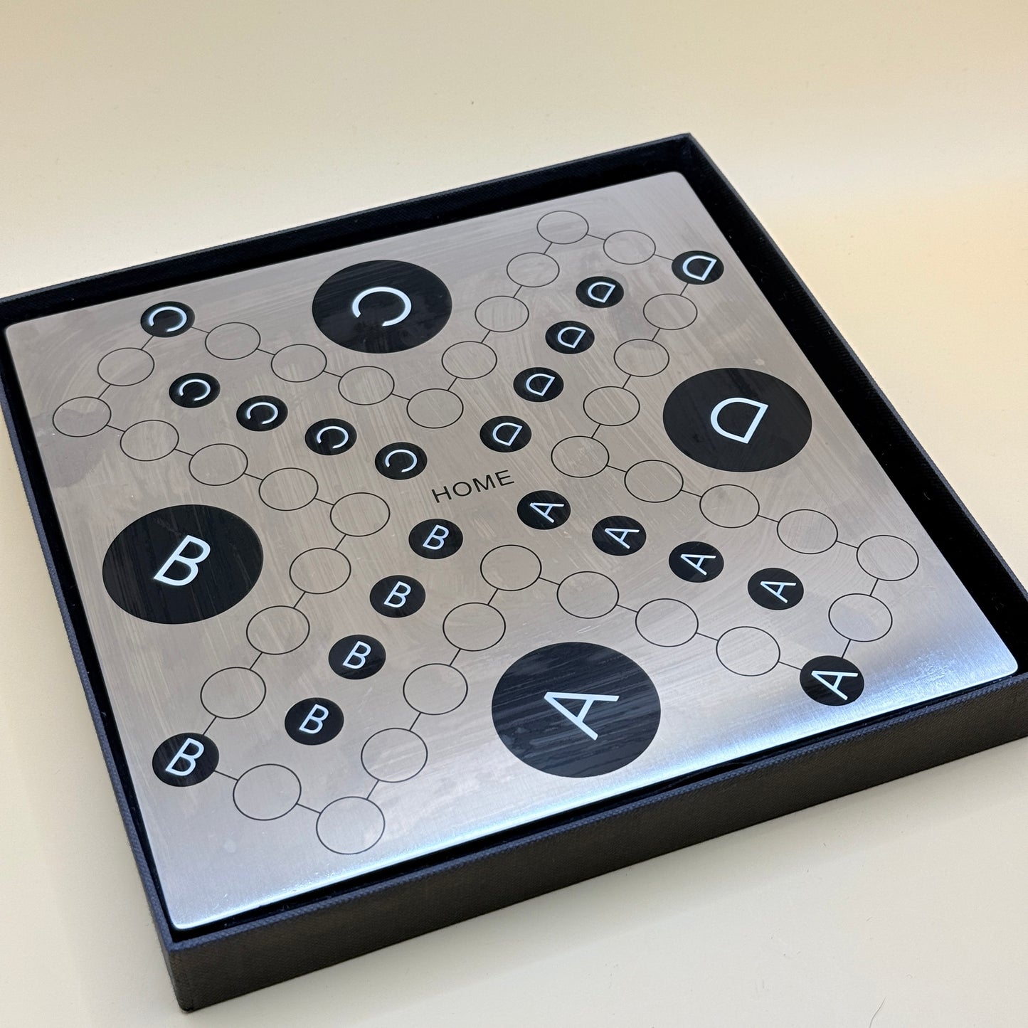 Metal Ludo-Style Game Board