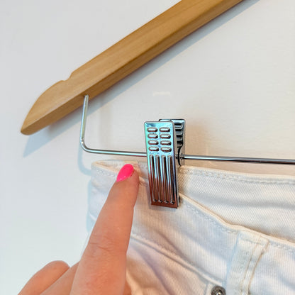 Riders Size 7 White Distressed Skinny Jeans