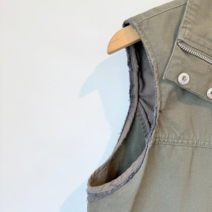 Forever 21 Size L Olive Green Utility Vest