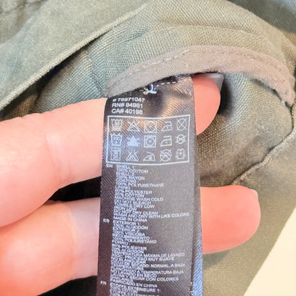 Forever 21 Size L Olive Green Utility Vest