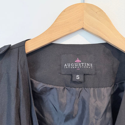 Augustine Size S Black Military-Style Dress