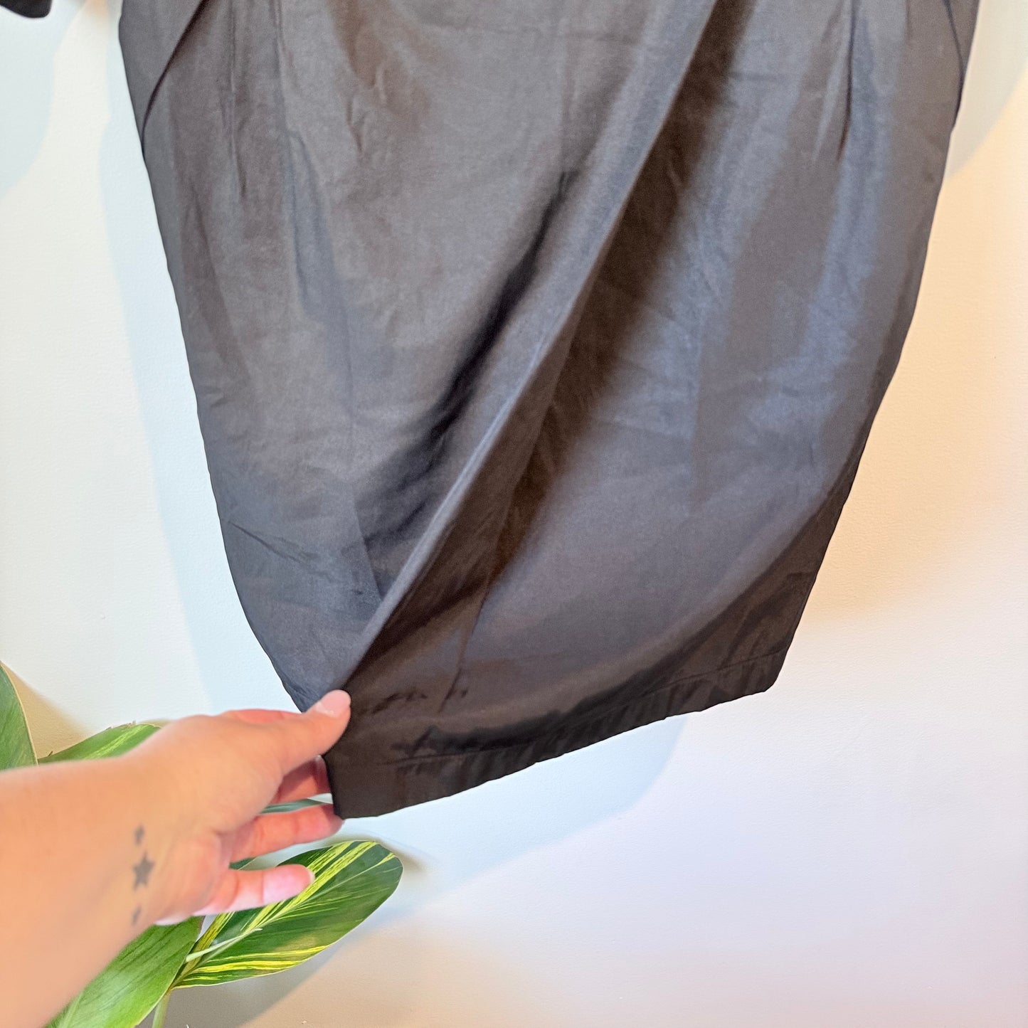 Augustine Size S Black Military-Style Dress