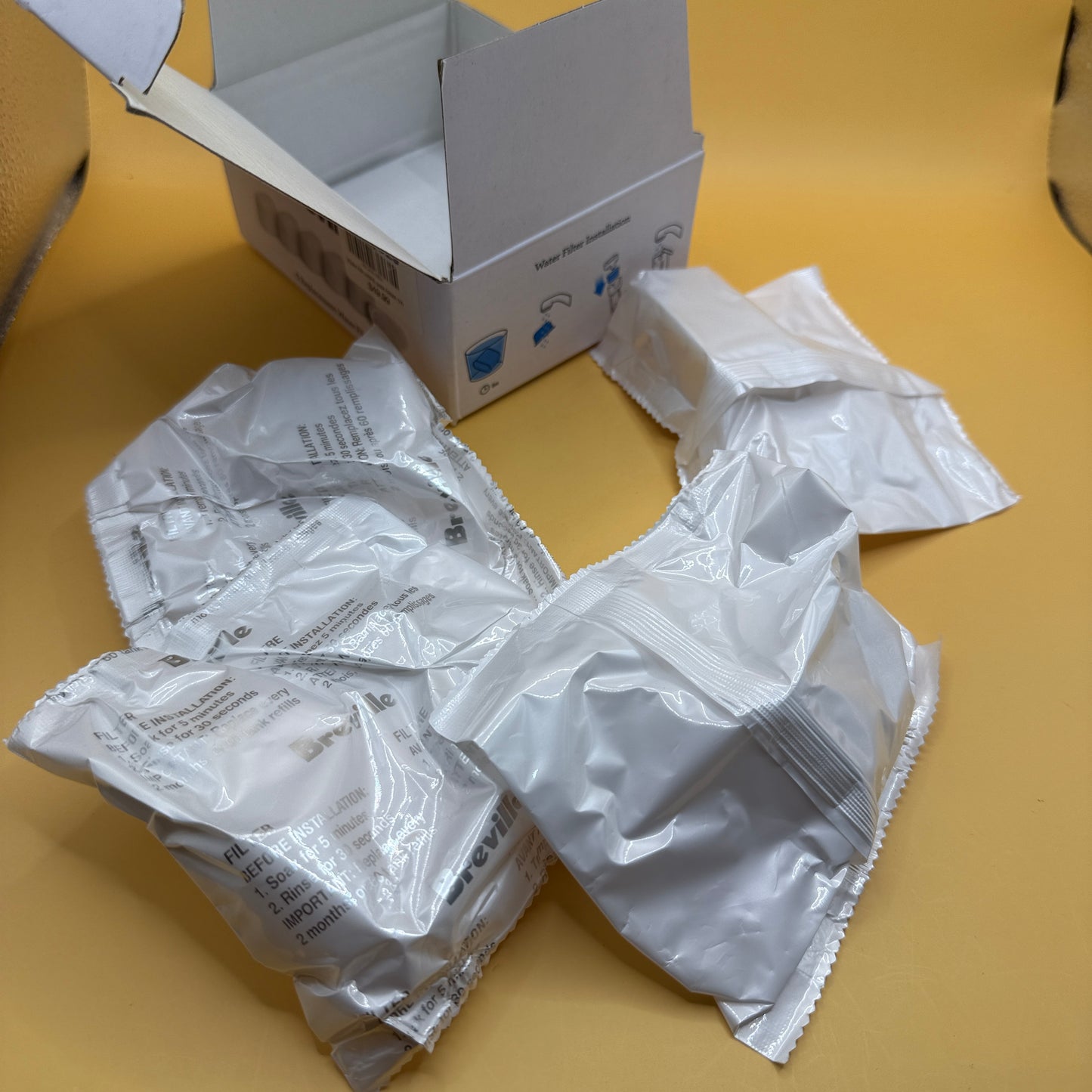 Breville Replacement Water Filters 4-Pack – Compatible Filter Set