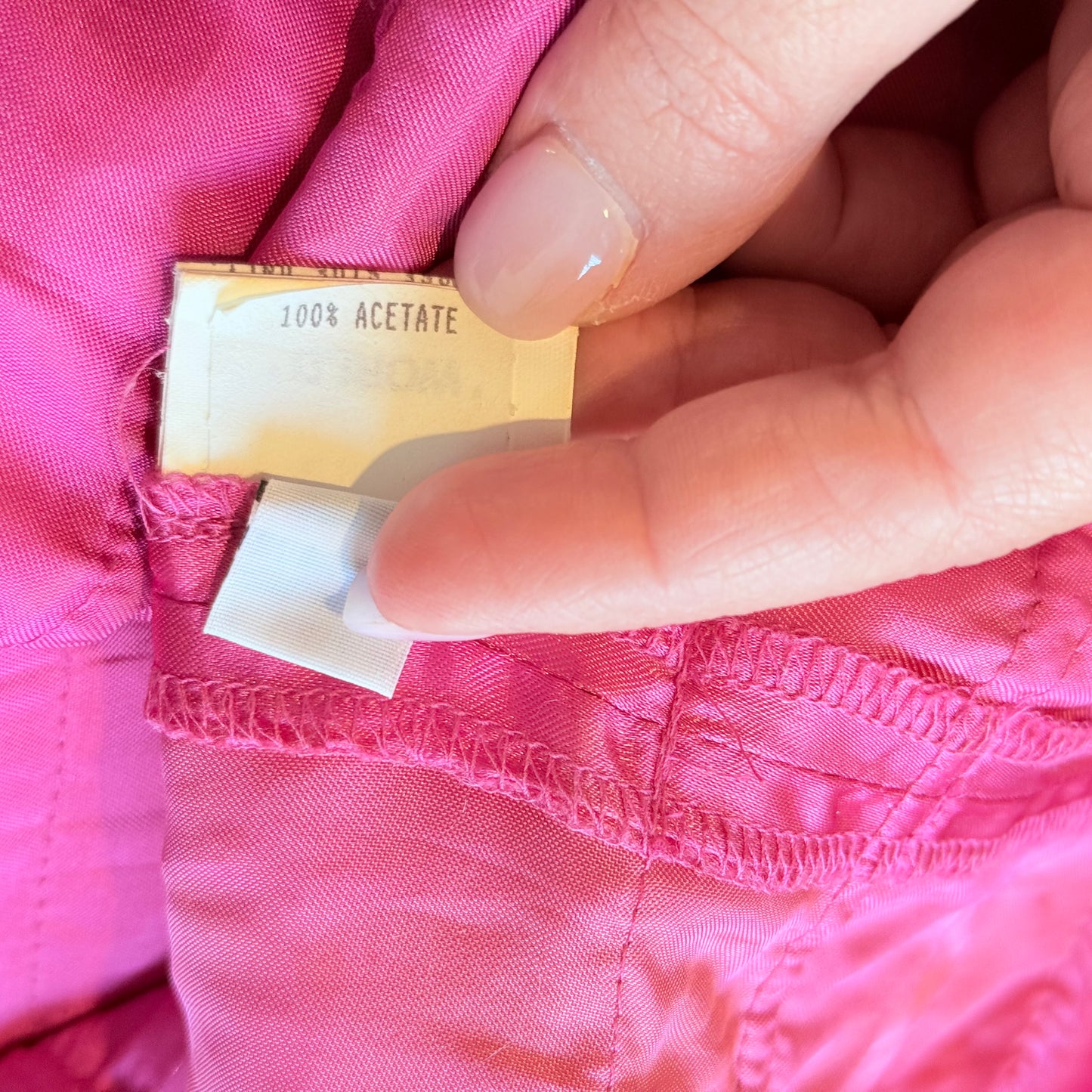 WORLD (NZ) Size L Acetate Skirt