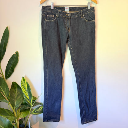 Sass & Bide Size 30 Dark Wash Slim Straight-Leg Jeans