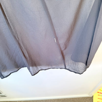 Faye Brown Size 10 Black Lace Dress Coat Set