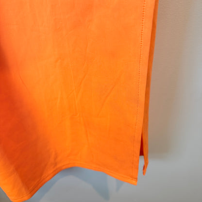 Reverse Neon Orange Midi Slip Dress Size XL