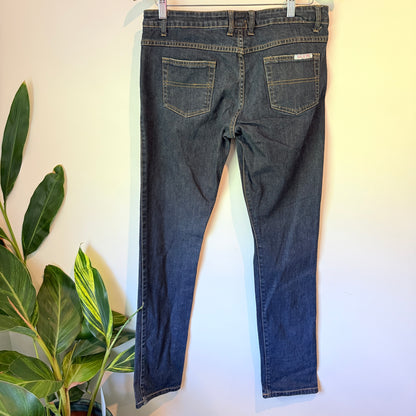 Sass & Bide Size 30 Dark Wash Slim Straight-Leg Jeans