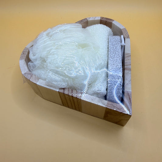 Heart-Shaped Bath Spa Gift Set