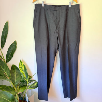 Rodd & Gunn Size 92 Men's 100% Wool Dark Grey Dress Slacks