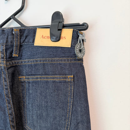 Acne Studios Luv Blue High-Waist Flare Jeans Size 24