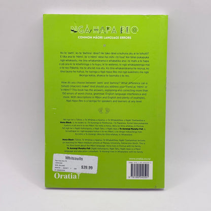 Ngā Hapa Reo: Common Maori Language Errors