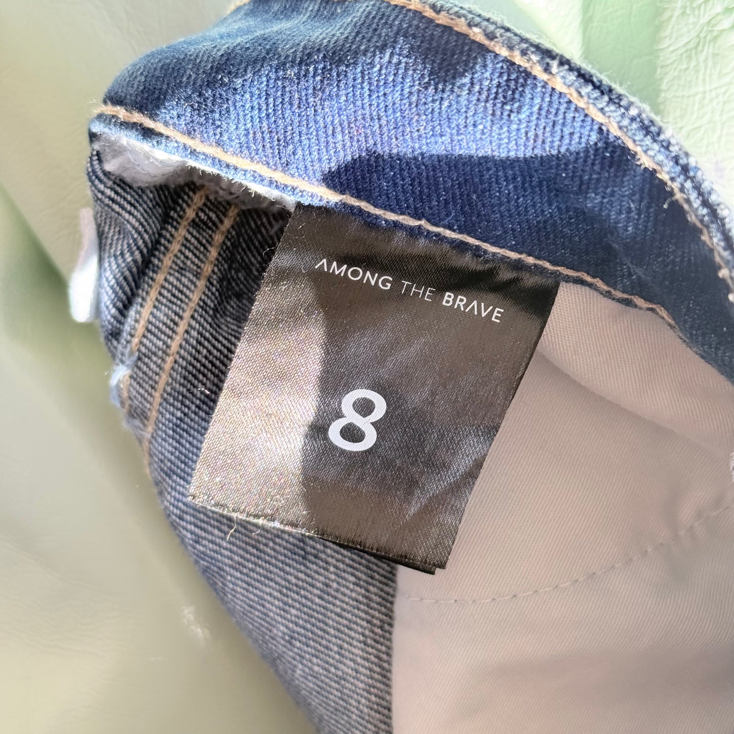 Among The Brave Blue Wash Jeans – Classic Denim Style, Size 8