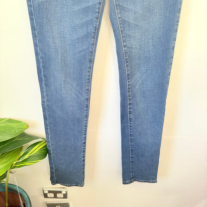 DISH High-Waisted Skinny Jeans – Multi-Button Fly, Size 28