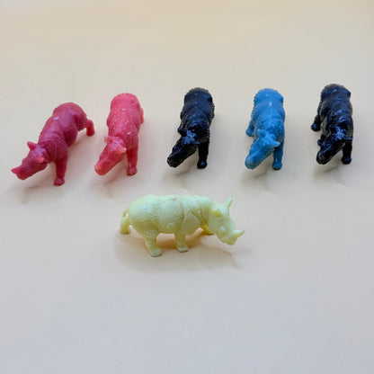 Vintage Plastic Cereal Box Mini Figures