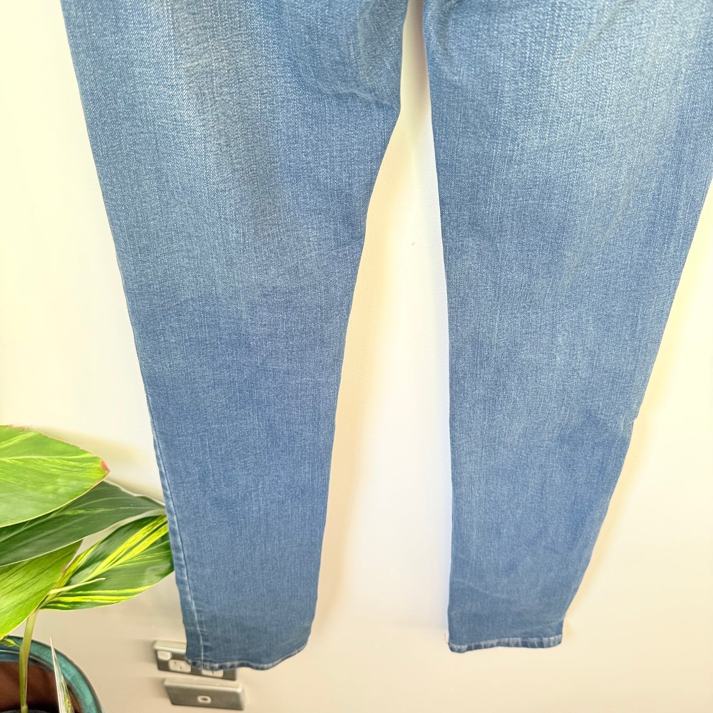 DISH High-Waisted Skinny Jeans – Multi-Button Fly, Size 28